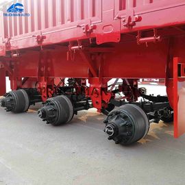 3 Achsen 50 Tonnen Seitenwand-halb Anhänger-Lastkraftwagenfahrer-Marken-für Transport-Bulkladung