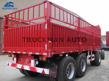 3 Achsen-voller Anhänger-LKW 60 Tonnen, die für Behälter-und Massen-Waren laden