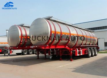 Lastkraftwagenfahrer-Aluminiumbehälter-halb Anhänger, Achsen 40 CBM des Öl-LKW-Tanker-drei