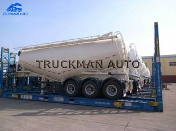 3 CBM-Zement Bulker-LKW zementieren der Achsen-40, halb Mangan-Stahl-Material des Anhänger-O345