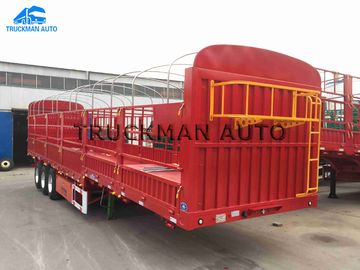 Mangans Q345 Anhänger-LKW halb, halb Speicheranhänger, die Fracht und Behälter transportieren