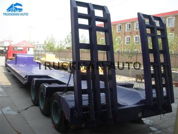 3 Linie 6 Achse 120 Tonnen niedrige Bett-halb Anhänger-mit mechanischer Frühlings-Art Leiter