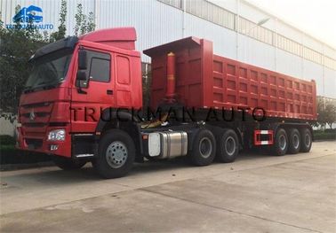 50 Tonnen des Kipper-Dump-halb Anhänger-30-45m3 Volumen-für Transport-Sand-Stein