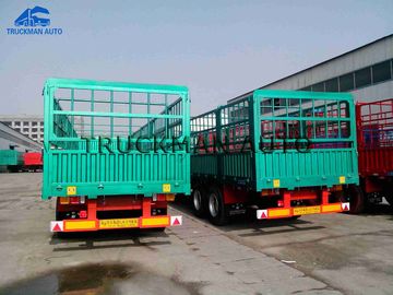 50-60 Tonnen Zaun-Anhänger für Massenwaren und Behälter-Transport halb ladend