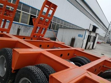 Schwerer Laden-LKW-Anhänger-niedriger Bett-Transport der Bagger 100 Tonnen