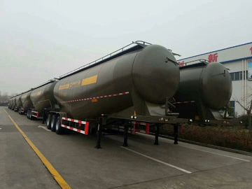  Einfacher Wartungs-Zement-Tanker-Anhänger für 45 den CBM-Massen-Mehl-Transport