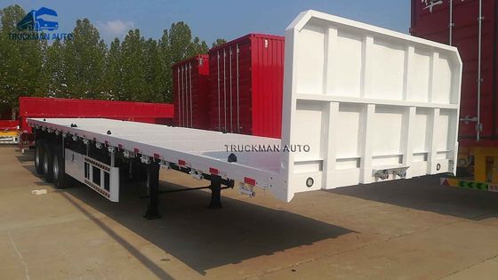 60 Tonnen Flachbettbehälter-Anhänger-für Bulkladungs-Transport