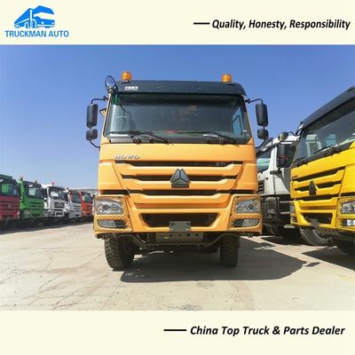 371HP 12 Geschäftemacher SINOTRUK HOWO 50 Tonnen Tipper Trucks For Ghana