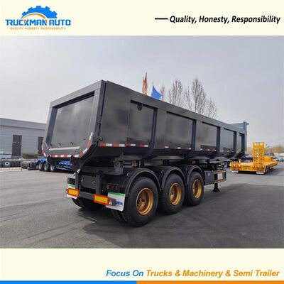 70 3 des Achsen-halb Tonnen Anhänger-, Sattelzug-Dump-Anhänger Hyva Anheben