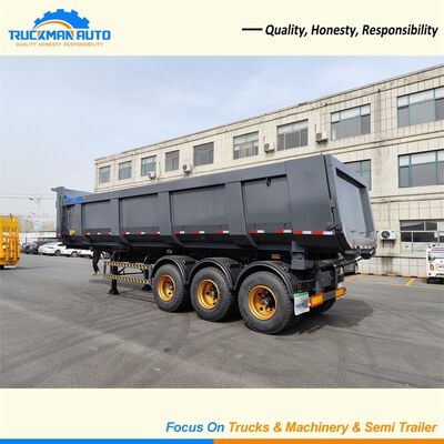 70 3 des Achsen-halb Tonnen Anhänger-, Sattelzug-Dump-Anhänger Hyva Anheben