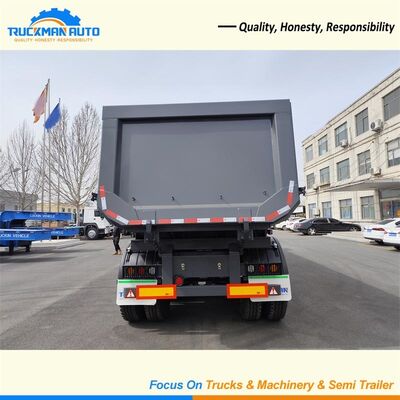 70 3 des Achsen-halb Tonnen Anhänger-, Sattelzug-Dump-Anhänger Hyva Anheben