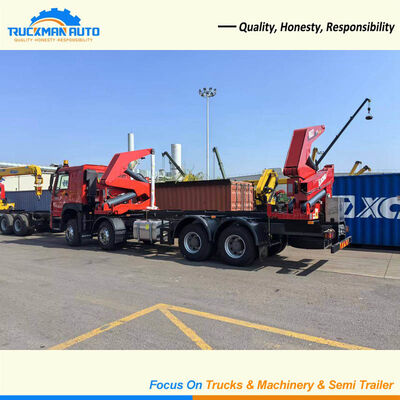 Dauerhafter 8X4 400PS SINOTRUK HOWO Container Side Loader Truck für Guyana