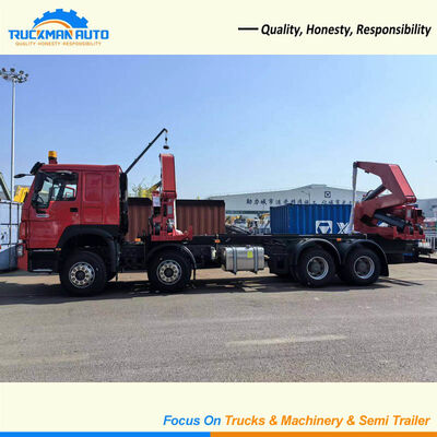 Dauerhafter 8X4 400PS SINOTRUK HOWO Container Side Loader Truck für Guyana