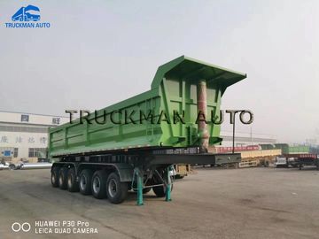 Bergbau-Dump-halb Anhänger 80-100 Tonnen 6 Achsen-hochfeste Eimer sortieren 40cbm