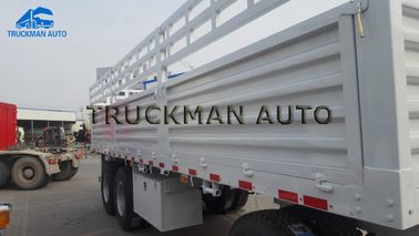 20 Fuß voller der Anhänger-LKW-allgemeiner Material-Funktions-30000kg FlachbettLadegewicht-