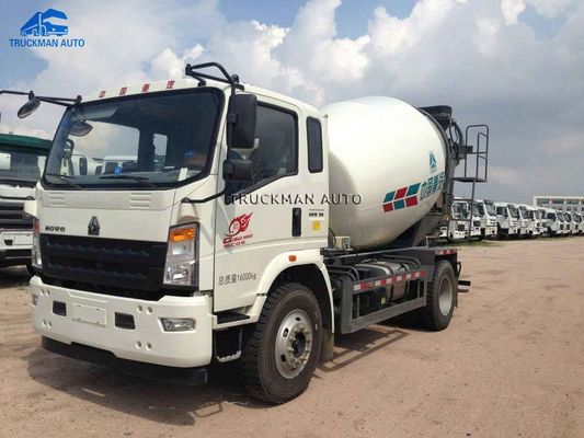 Weißer Revierdienst Sinotruk Howo 5 CBM Mini Concrete Mixer Truck des Euro-4